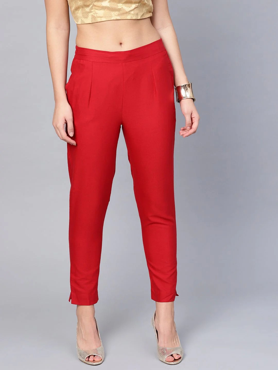 Slim Fit Cigarette Pants